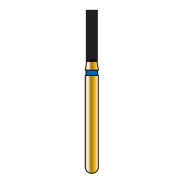 Diatech Gold Diamond Burs: 836 - Flat End Cylinder - Medium 014
