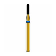 Diatech Gold Diamond Burs: 838 - Round End Cylinder - Medium 010