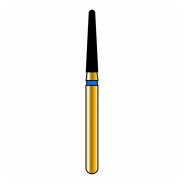 Diatech Gold Diamond Burs: 856 - Round End Taper - Medium 016