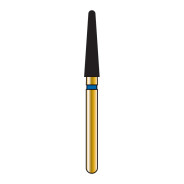 Diatech Gold Diamond Burs: 856 - Round End Taper - Medium 021
