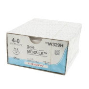 Ethicon Mersilk Sutures: 4-0 - 45cm - 19mm - 3/8 Circle (W329H)