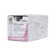 Ethicon Vicryl Rapide Sutures: 3-0 - 75cm - 16mm - 3/8 Circle (W9919) - Box of 12