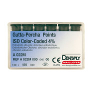 Taper Gutta Percha Points: 4% - ISO 40 (120)