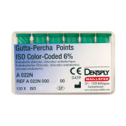 Taper Gutta Percha Points: 6% - ISO 35 (120)