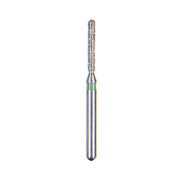 Kerr BluWhite Diamond Bur: 580 Straight Cylinder - Coarse