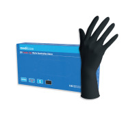Medibase Black Nitrile Gloves