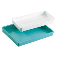 Melamine Tray: Plain 15x20cm - Green