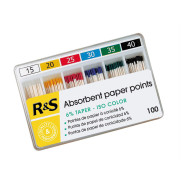 R&S Paper Points: 6% ISO 45-80 Assorted - 30mm (100)