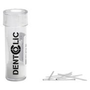 Itena Dentoclic Cylindro-Conical Pins: Burnout Pins - 1.15mm Diameter - White (20)