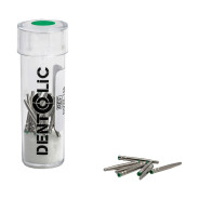 Itena Dentoclic Cylindro-Conical Stainless Steel Posts: 1.6mm Diameter - Green (20)