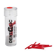 Itena Dentoclic Cylindro-Conical Pins: Burnout Pins - 1.35mm Diameter - Red (20)