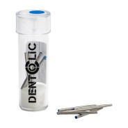 Itena Dentoclic Cylindro-Conical Pins: Stainless Steel Pins - 1.46mm Diameter - Blue (10)