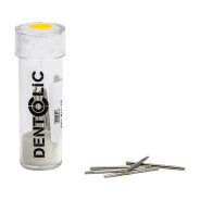 Itena Dentoclic Cylindro-Conical Pins: Stainless Steel Pins - 1.30mm Diameter - Yellow (10)