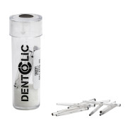 Itena Dentoclic Cylindro-Conical Pins: Burnout Pins - 1.65mm Diameter - Black (20)