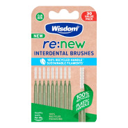 Wisdom re:new Recycled Plastic Interdental Brushes: Green 0.8mm (30)