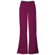 CHEROKEE - Cherokee 4101 Flare Leg Scrub Trousers: Wine - XL - Regular Leg