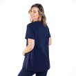 SKRUBZ - Skrubz Navy Halo Maternity Scrub Top - Back view