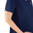 SKRUBZ - Skrubz Navy Halo Maternity Scrub Top - Side detail close up