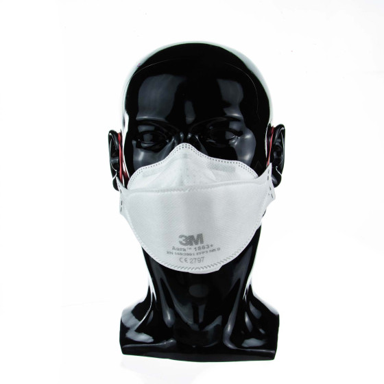 3M Aura 1863+ Healthcare Respirator Face Masks - FFP3 & Type IIR (20)
