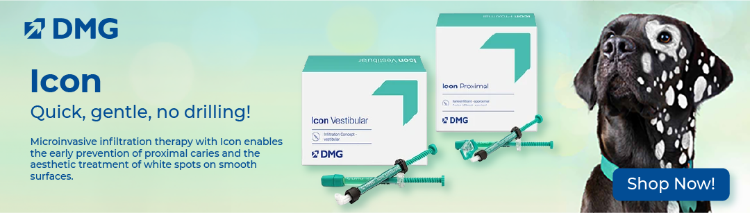 Quick, gentle, no drilling! Try Icon from DMG today! Quick, gentle, no drilling! Try Icon from DMG today!