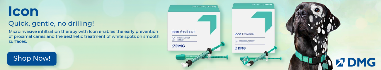 Quick, gentle, no drilling! Try Icon from DMG today! Quick, gentle, no drilling! Try Icon from DMG today!