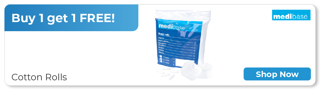 Medibase Dental Cotton Rolls - Buy 1 get 1 FREE! Medibase Dental Cotton Rolls - Buy 1 get 1 FREE!
